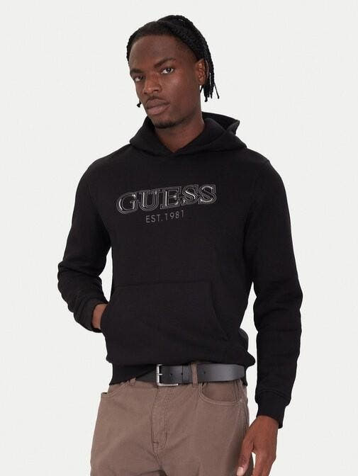 HOODED BASIC SWEATSHIRT 