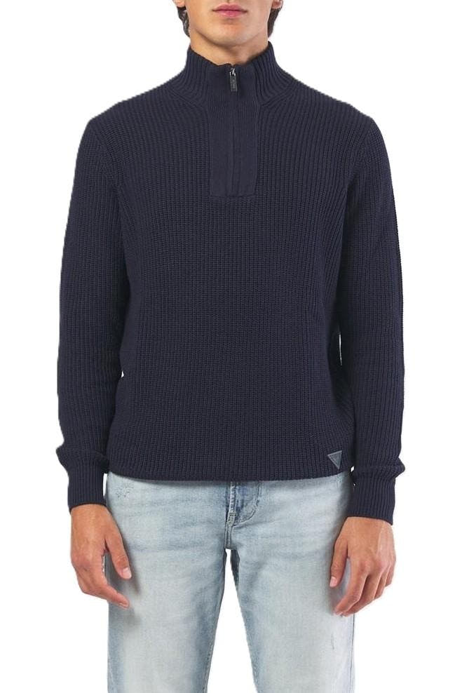 HEADLEY HALF ZIP MOCK SWEATER 