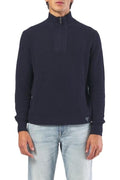 GUESS HEADLEY HALF ZIP MOCK SWEATER