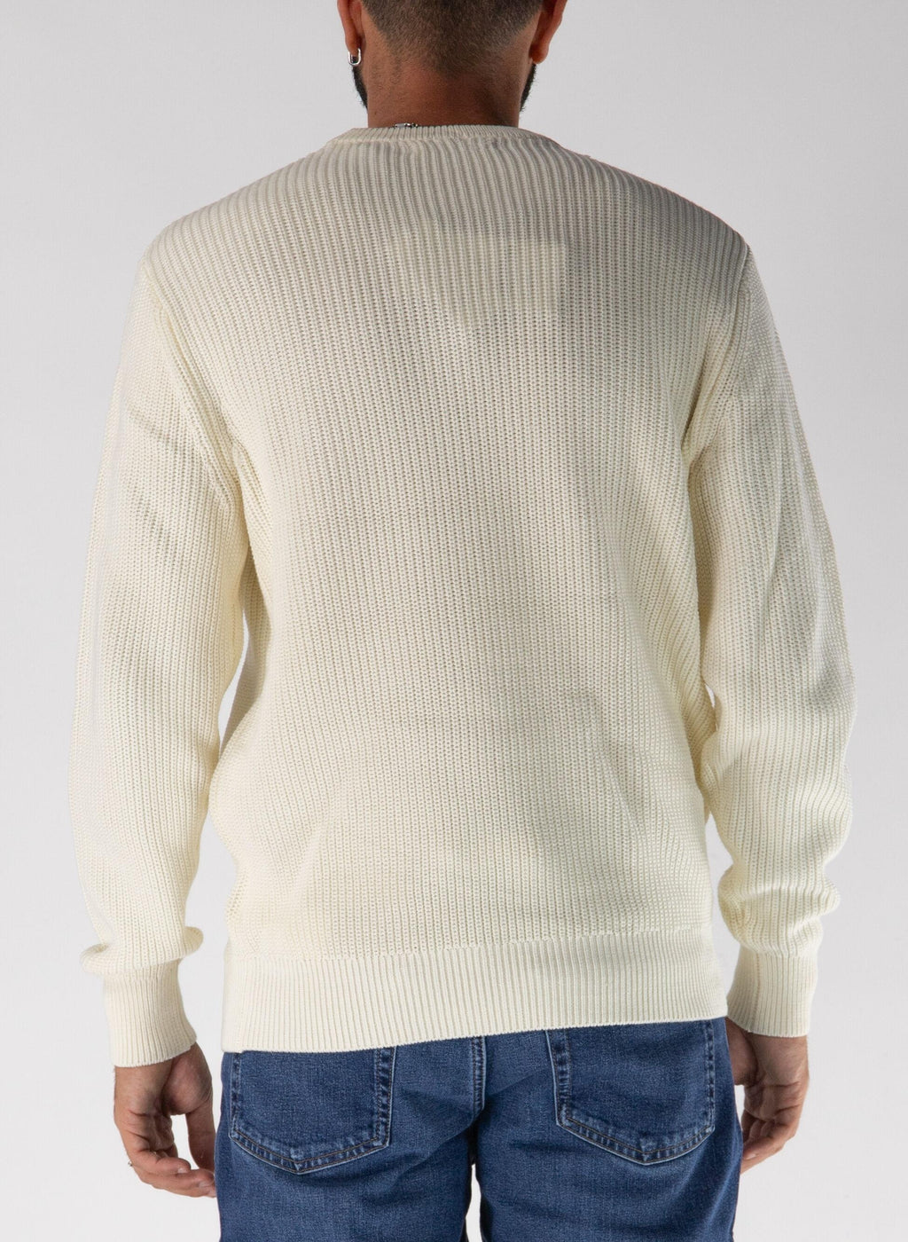HERBIE CN RIBBED WASHED SWEATE 