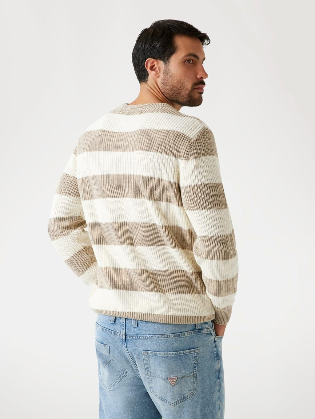 HERBIE CN RIBBED WASHED SWEATE 