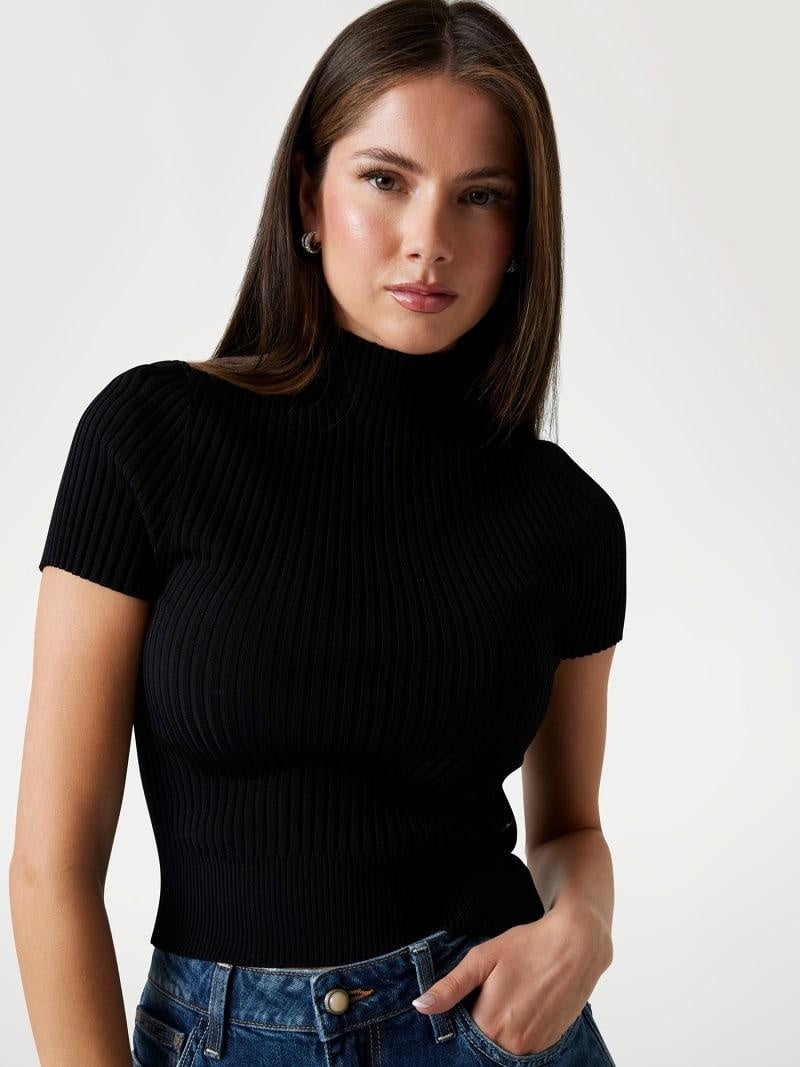 SS JAYLA MOCK NECK SWTR 