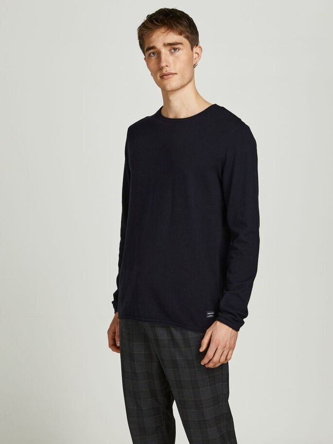 JJEHILL KNIT CREW NECK NOOS 