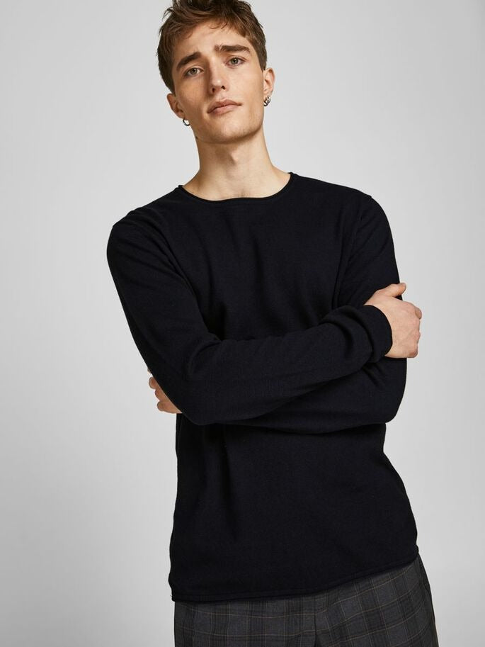 JJEHILL KNIT CREW NECK NOOS 