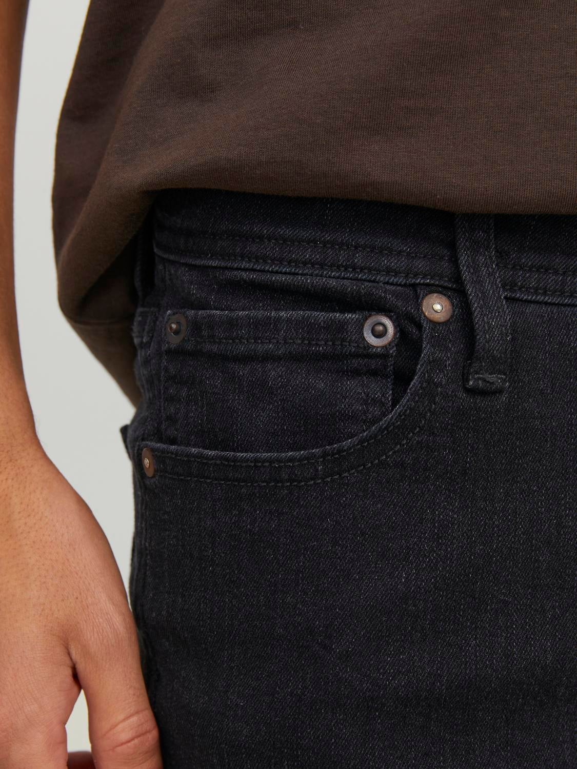12246949/Black Denim JACK AND JONES