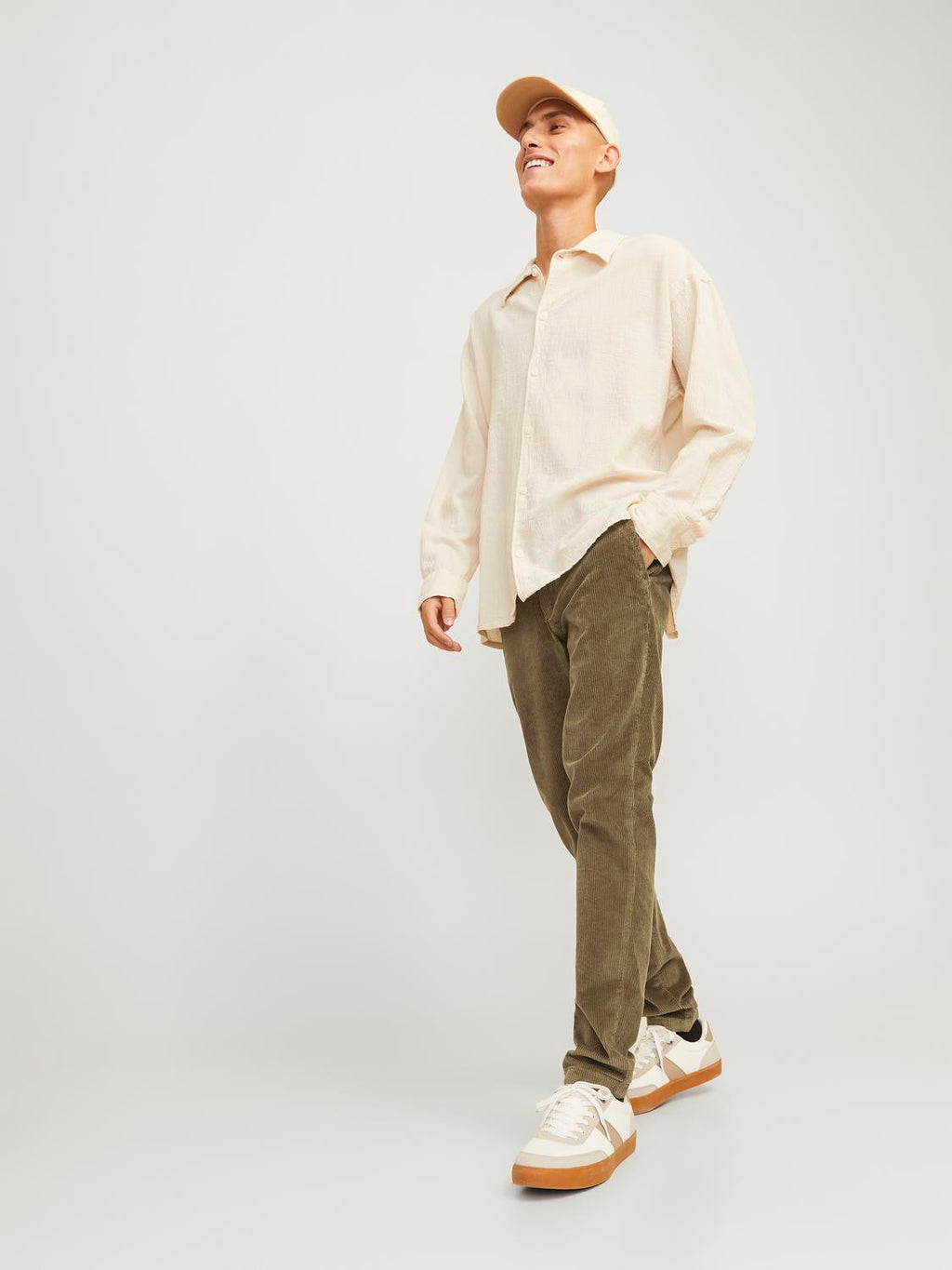 JPSTMARCO JJBASIC CORDUROY CHINO 