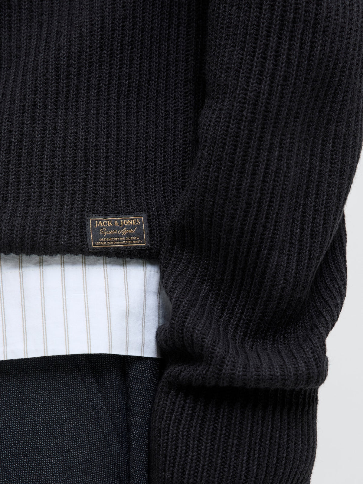 JJPANNEL KNIT CREW NECK AW25 