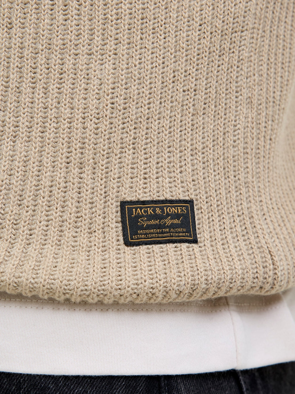 JJPANNEL KNIT CREW NECK AW25 
