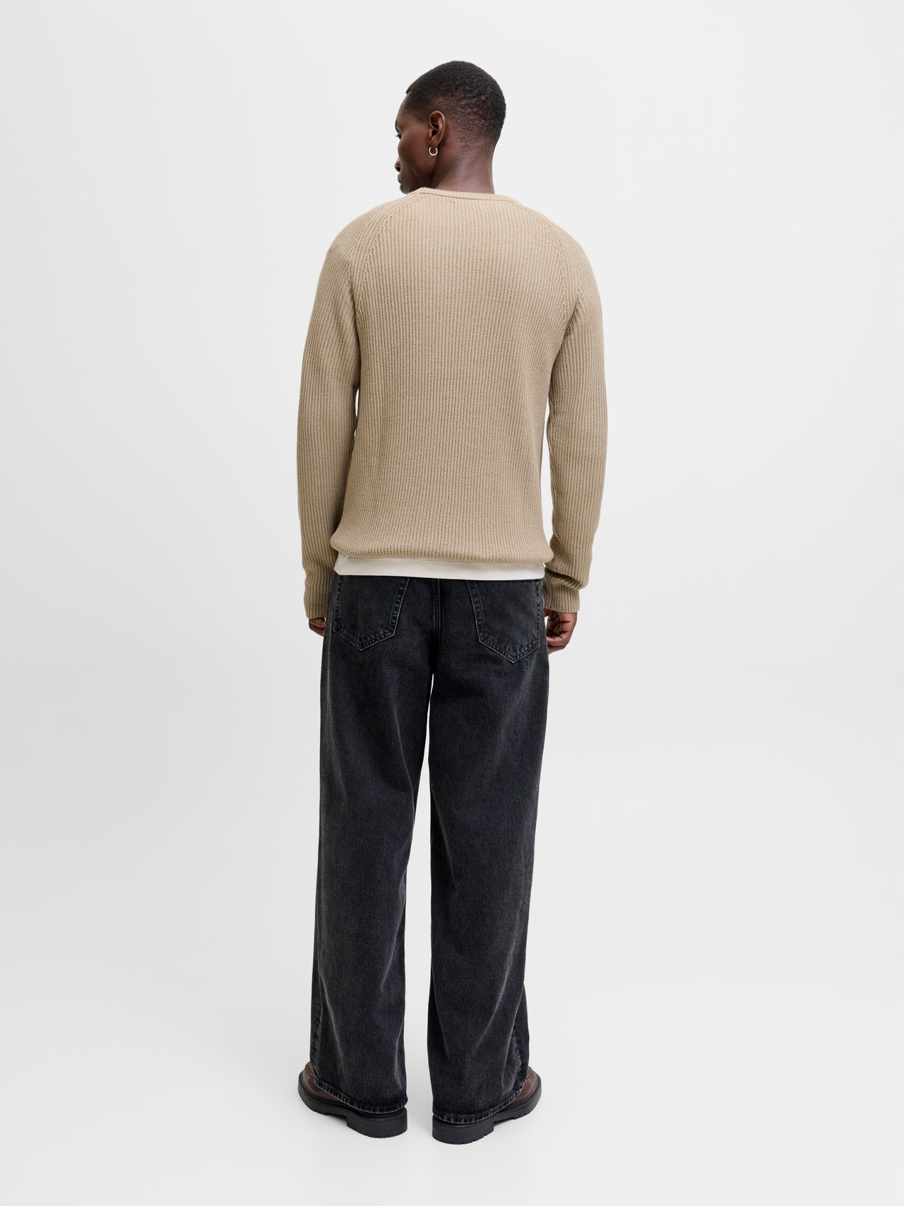 JJPANNEL KNIT CREW NECK AW25 