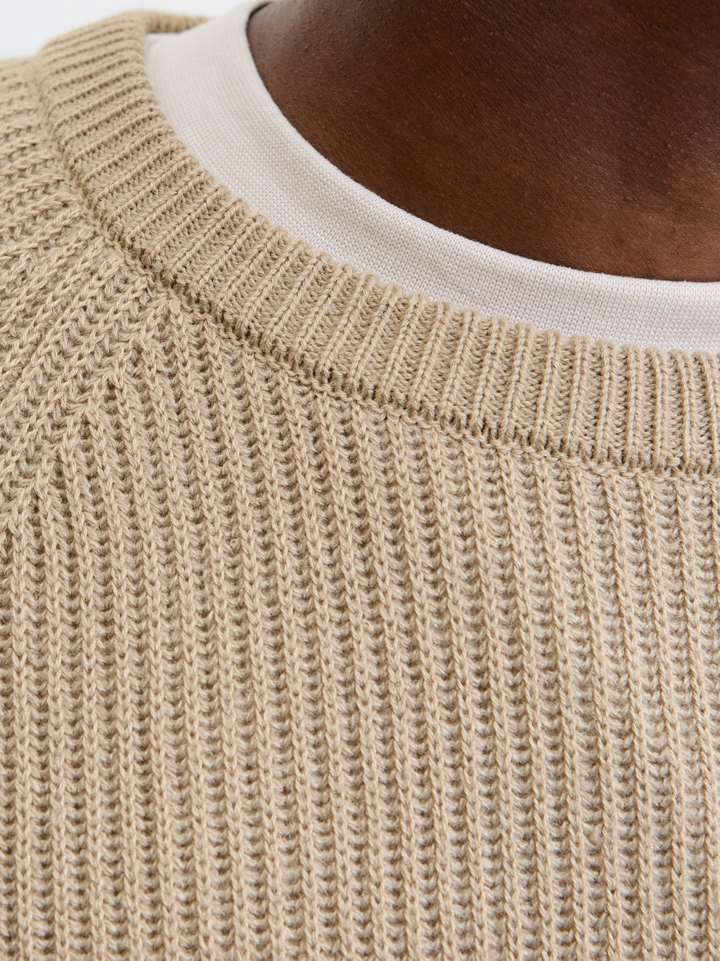 JJPANNEL KNIT CREW NECK AW25 