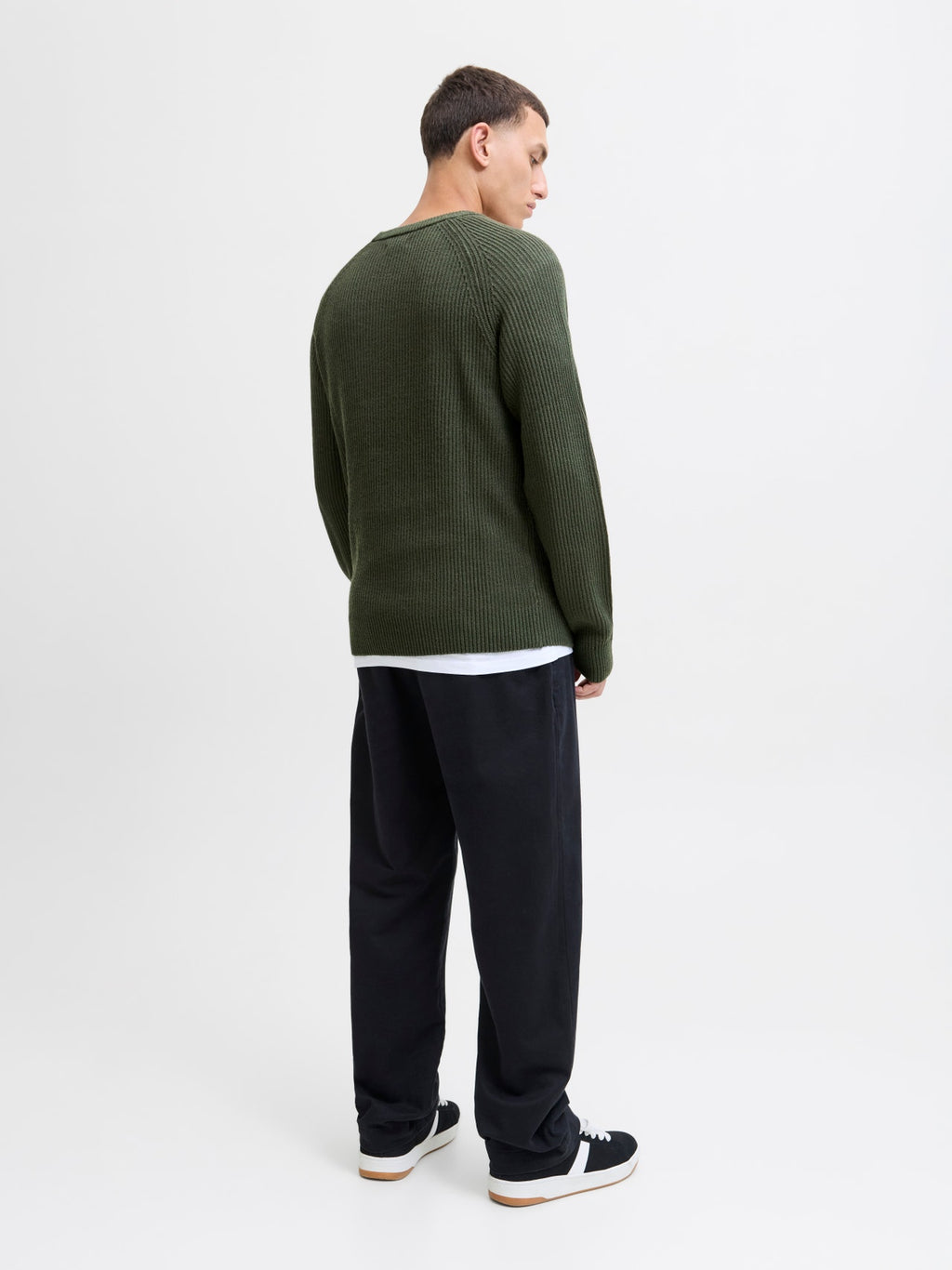 JJPANNEL KNIT CREW NECK AW25 