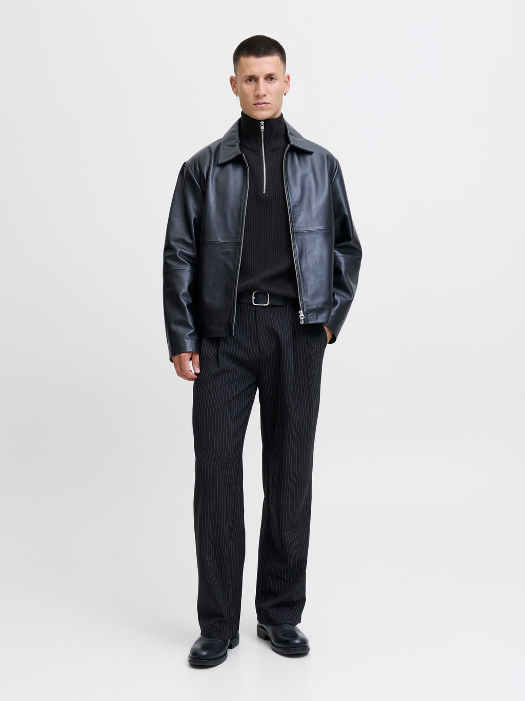 JJPANNEL KNIT HALF ZIP AW25 