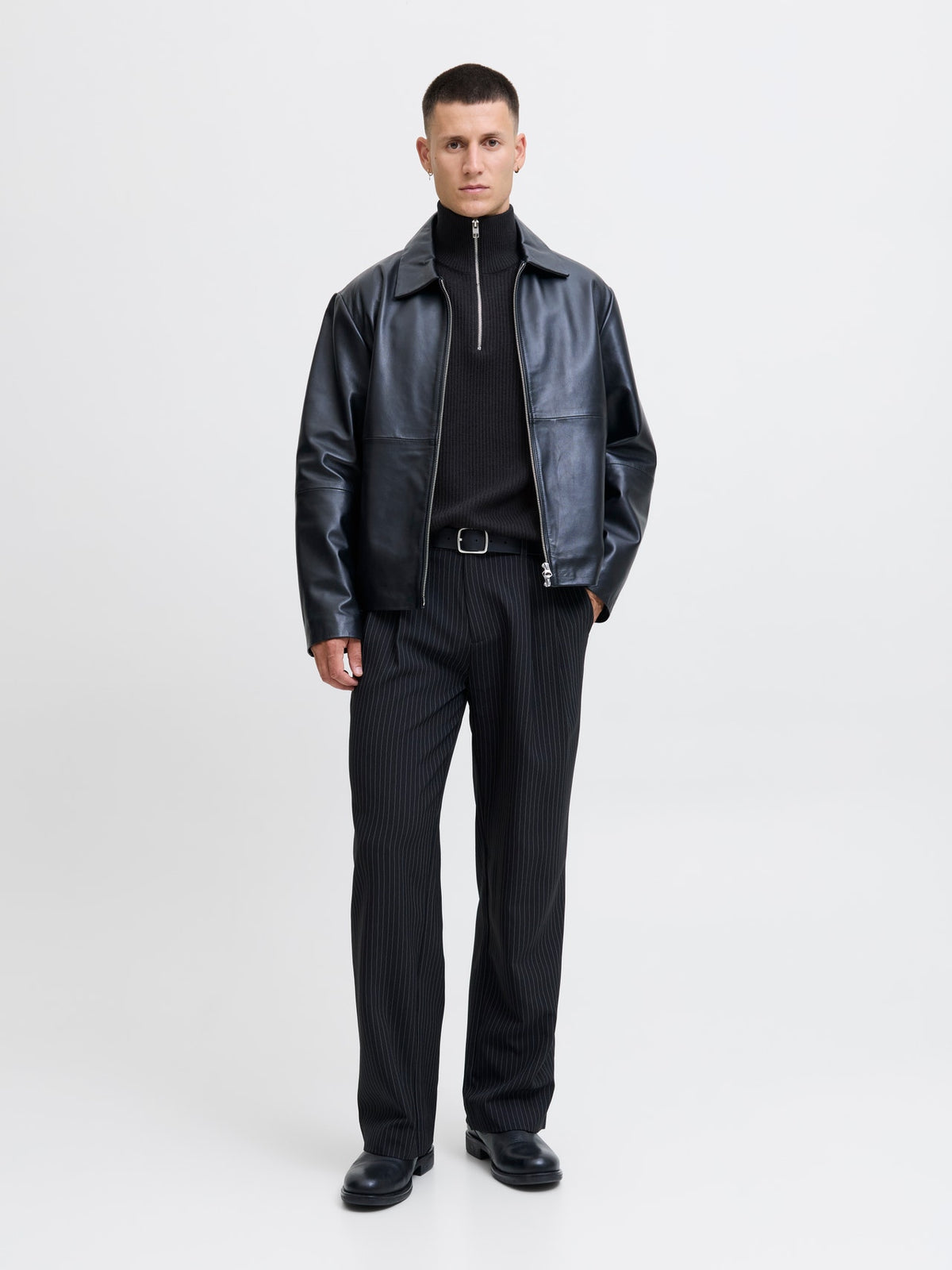 JJPANNEL KNIT HALF ZIP AW25 