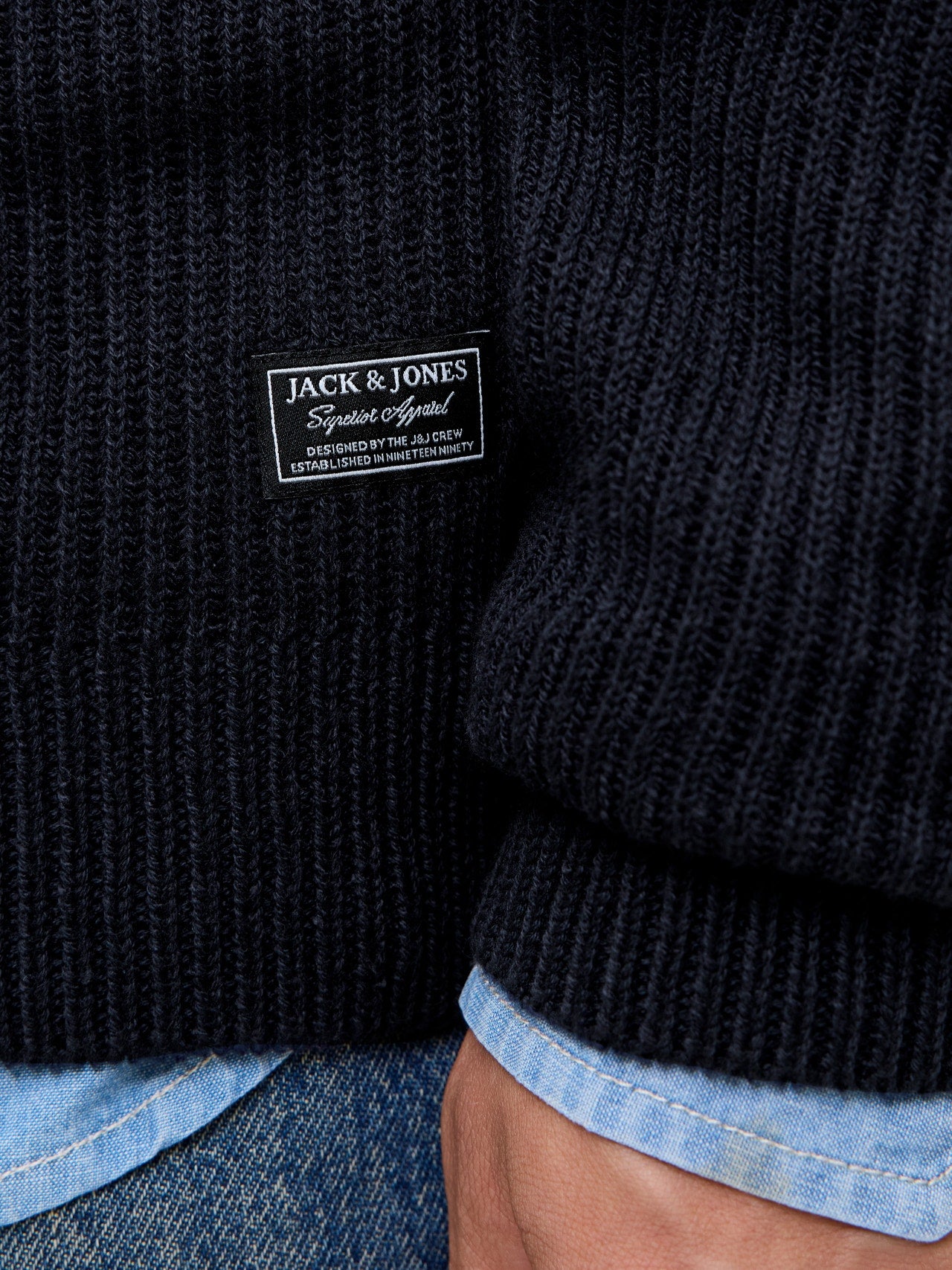 JJPANNEL KNIT ZIP CARDIGAN AW25 
