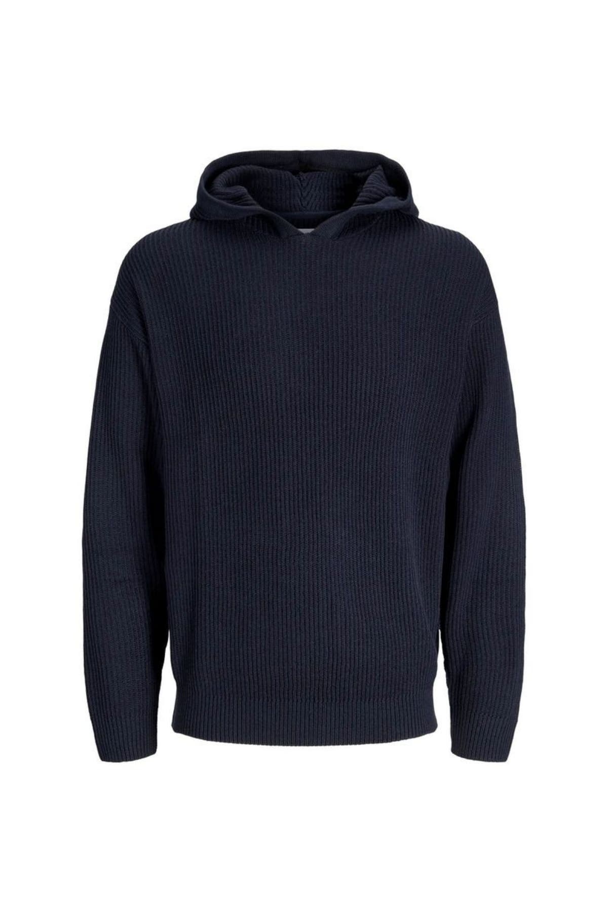 JJPANNEL KNIT HOODIE 