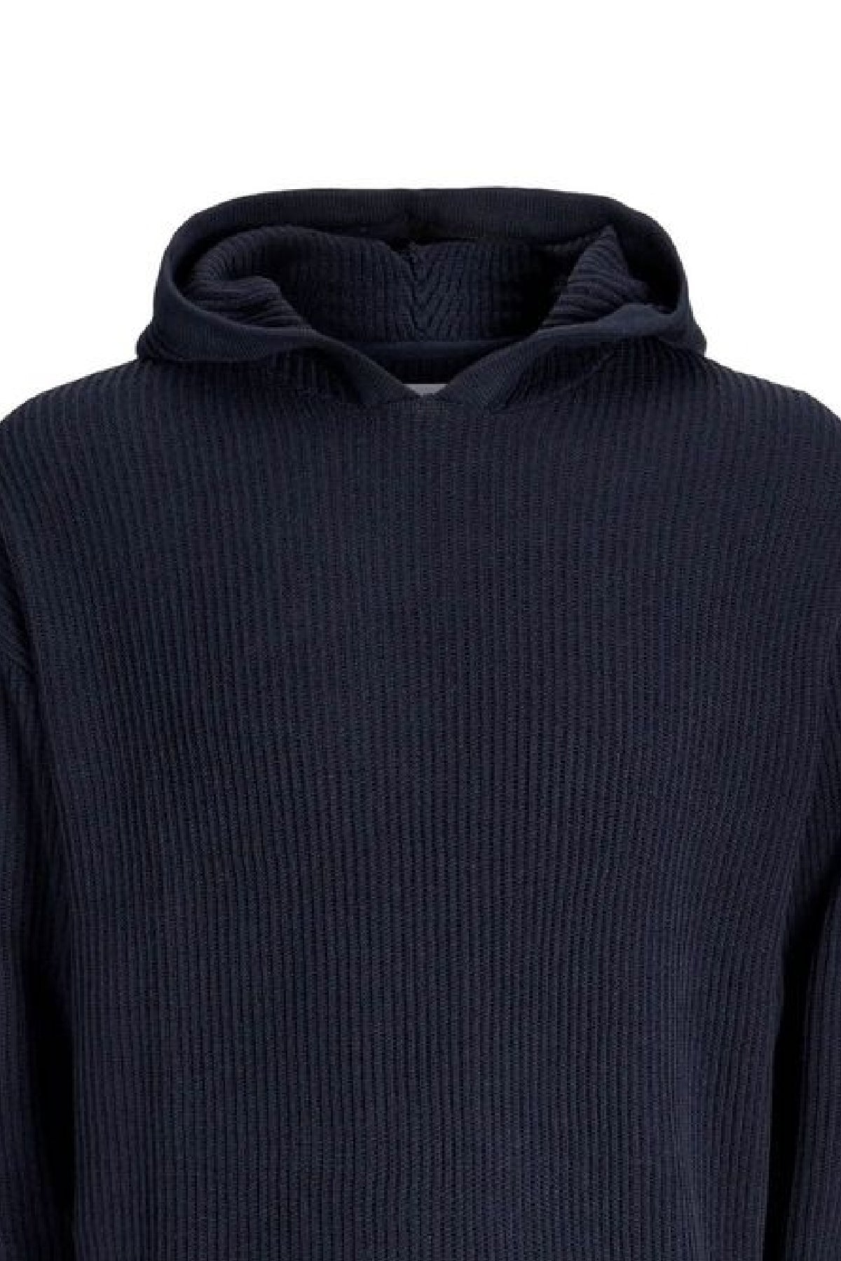 JJPANNEL KNIT HOODIE 