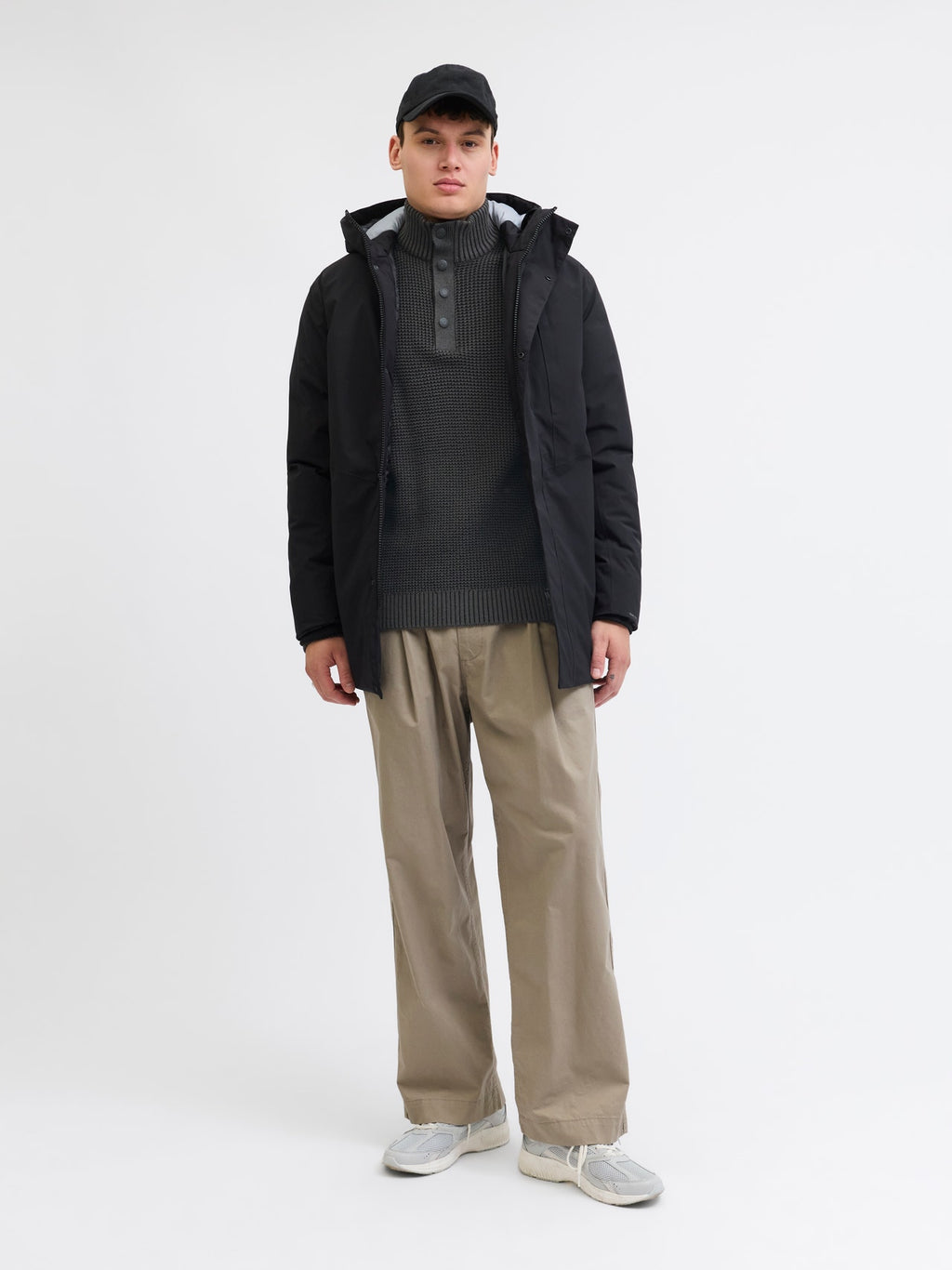 JJETHAN KNIT HIGH NECK 