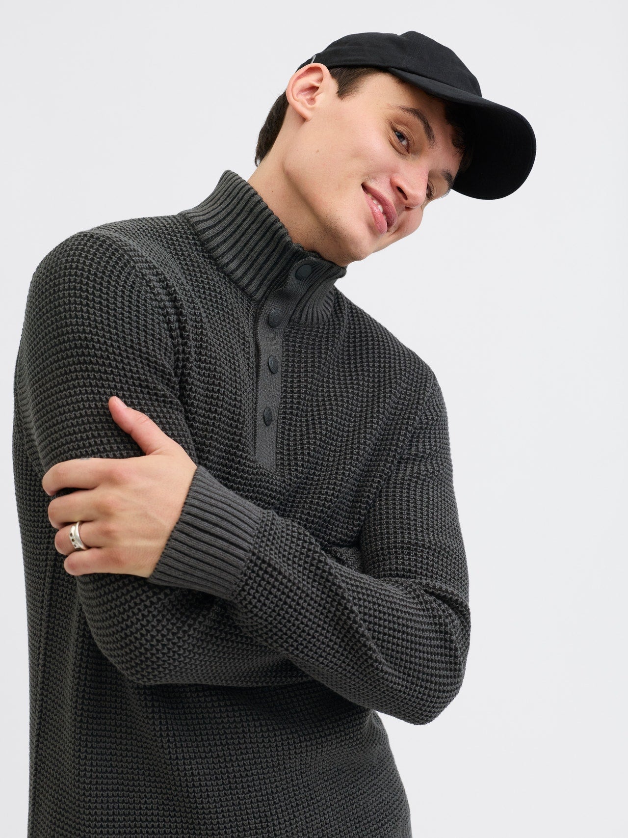 JJETHAN KNIT HIGH NECK 