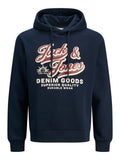 JACK AND JONES JJELOGO SWEAT HOOD 2 COL 25/26 NOOS