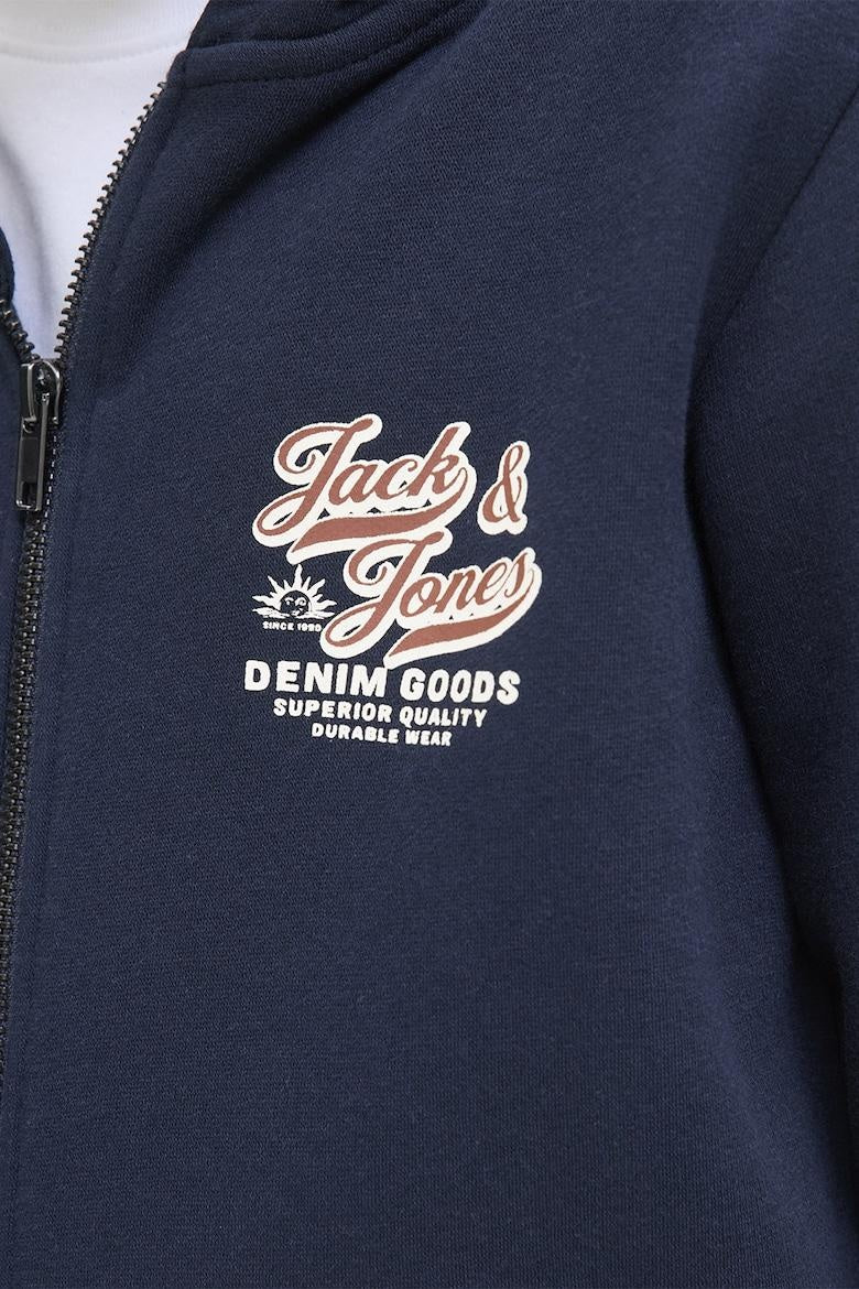 JJELOGO SWEAT ZIPHOOD 2COL NOOS JNR 