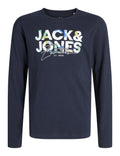 JACK JONES KIDS JJGEPLAS TEE LS CREW NECK MNI