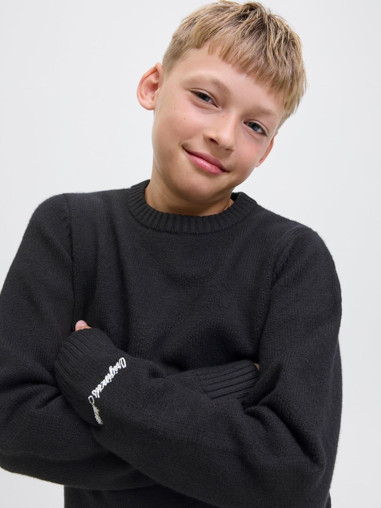 -JORNORREBRO KNIT CREW NECK LN JNR 