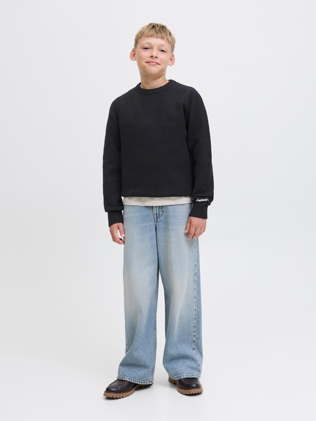 -JORNORREBRO KNIT CREW NECK LN JNR 