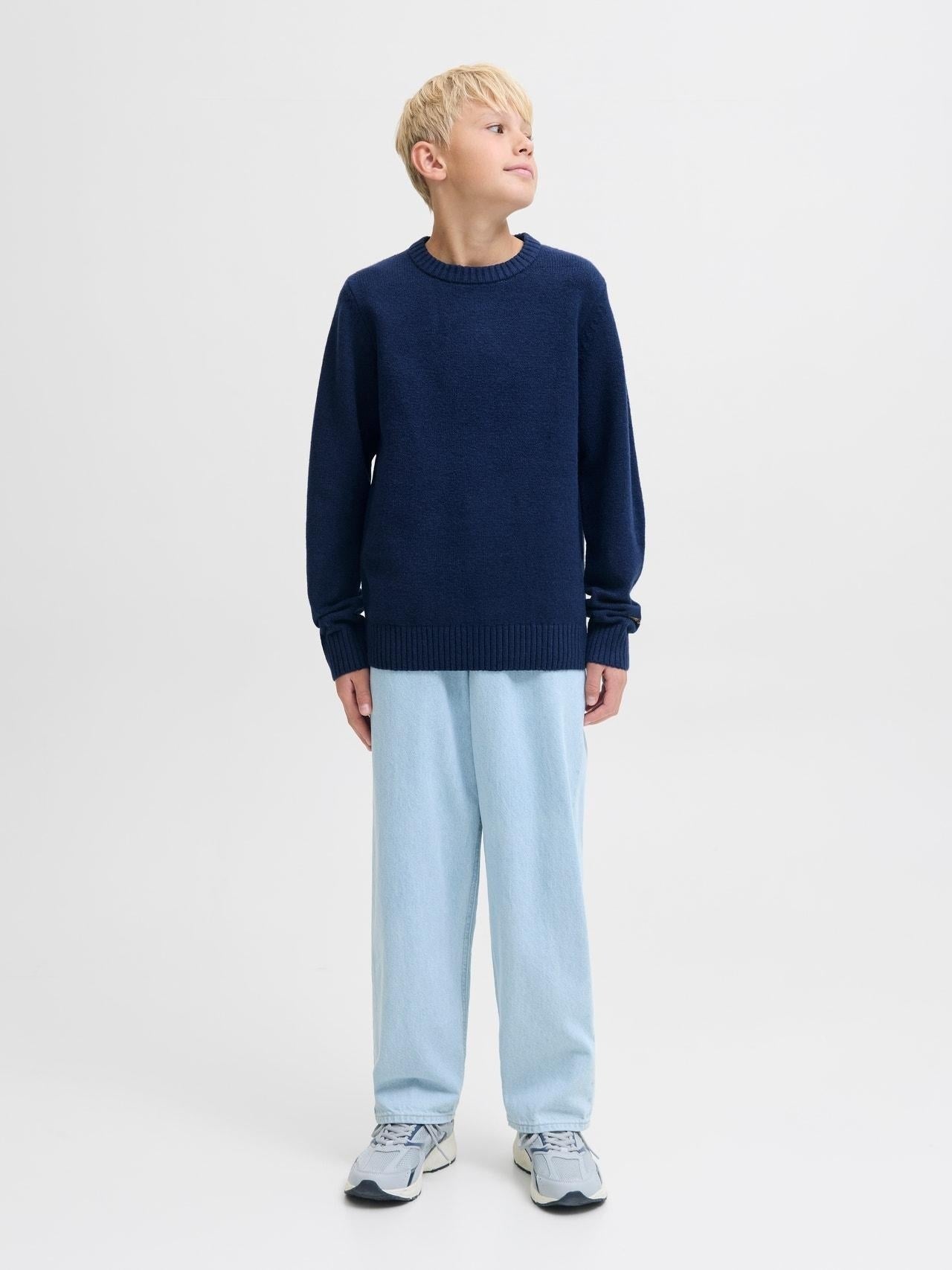 -JORNORREBRO KNIT CREW NECK LN JNR 