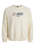 JACK JONES KIDS JCOTIER PRINT SWEAT CREW NECK SN JNR