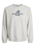 JACK JONES KIDS JCOTIER PRINT SWEAT CREW NECK SN JNR