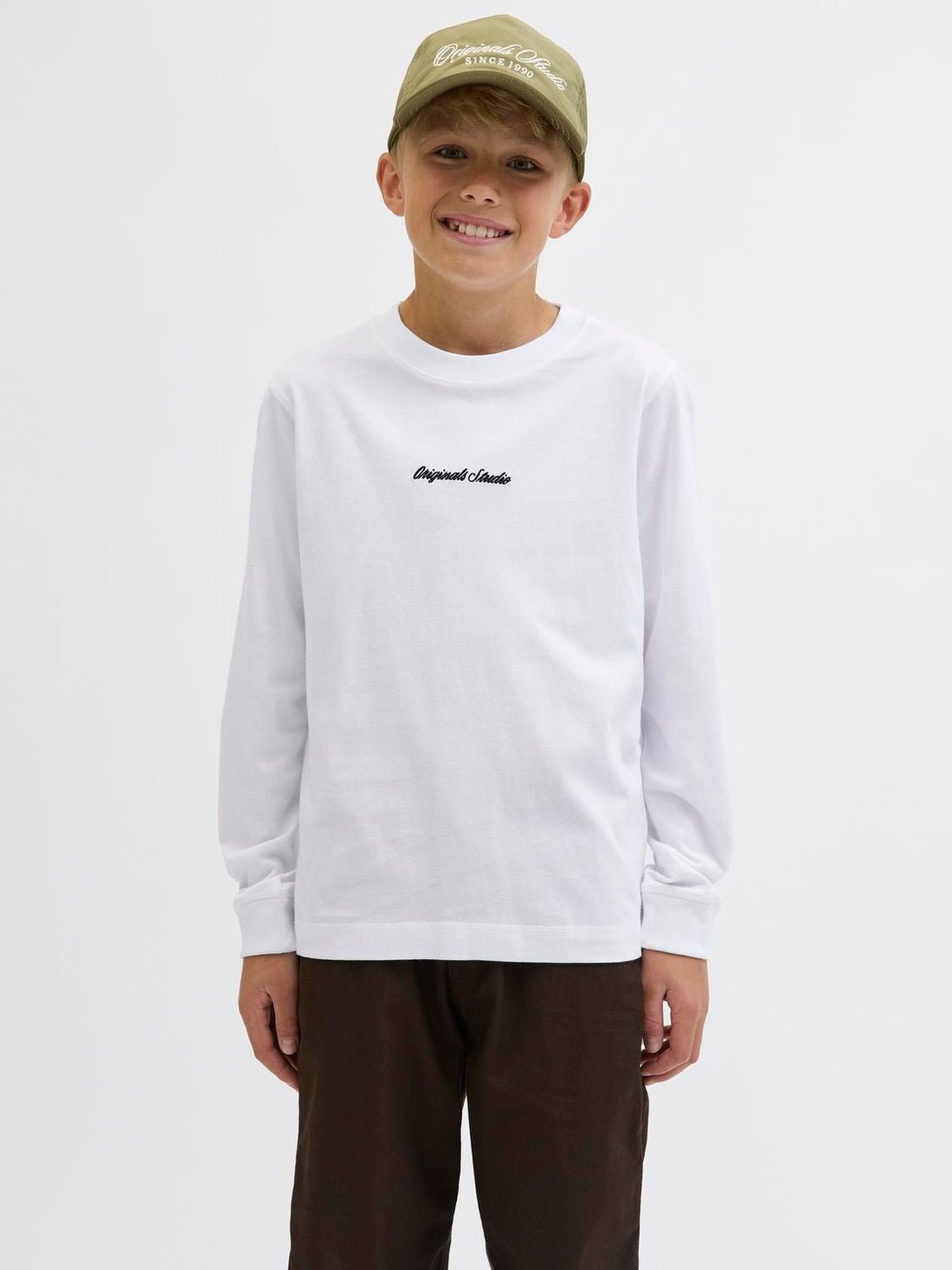 JORNORREBRO EMB TEE LS CREW NECK JNR 