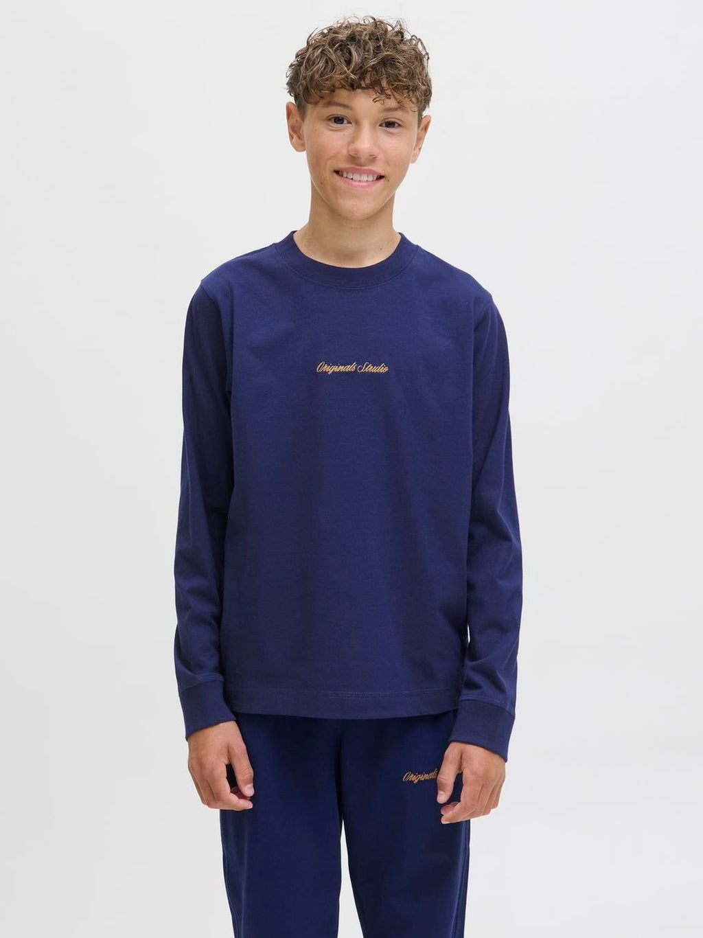JORNORREBRO EMB TEE LS CREW NECK JNR 