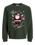 JACK JONES KIDS JJCHRISTMAS SWEAT CREW NECK JNR