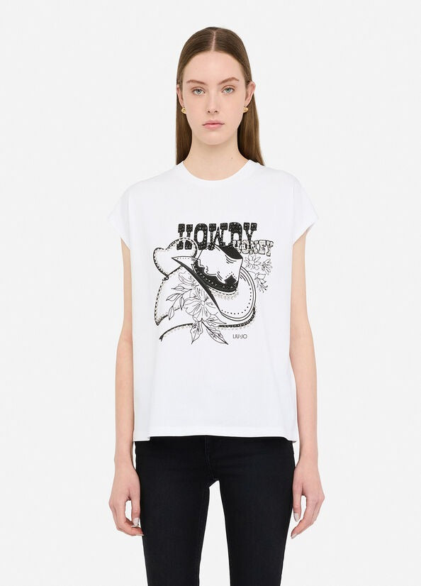 ECS T-SHIRT CON STAMPA 