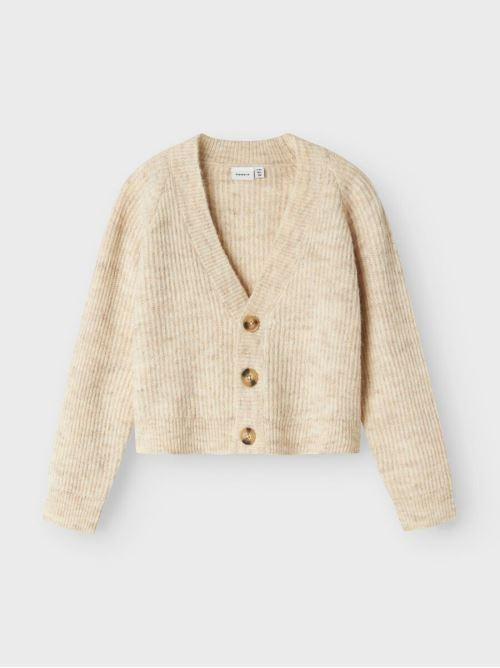 NKFHOLLY BOXY SHORT KNIT CARD NOOS 