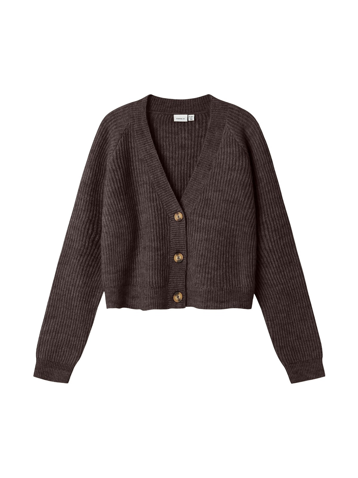 NKFHOLLY BOXY SHORT KNIT CARD NOOS 