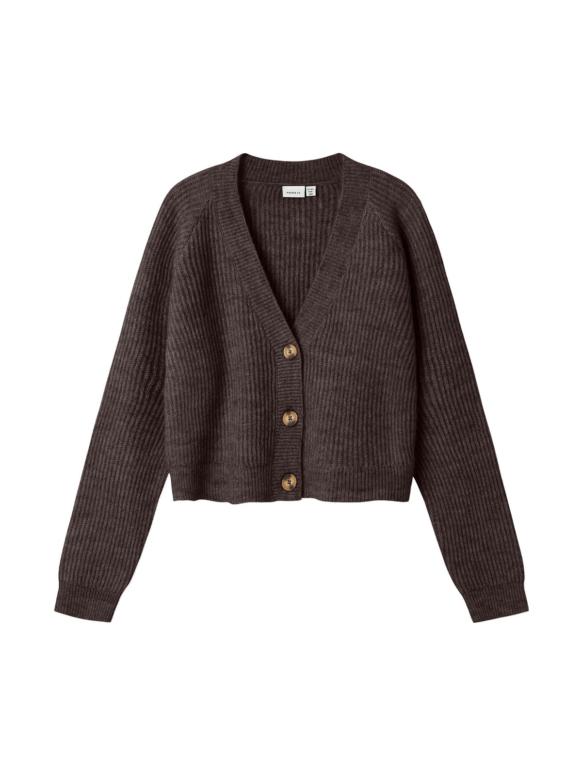 NKFHOLLY BOXY SHORT KNIT CARD NOOS 