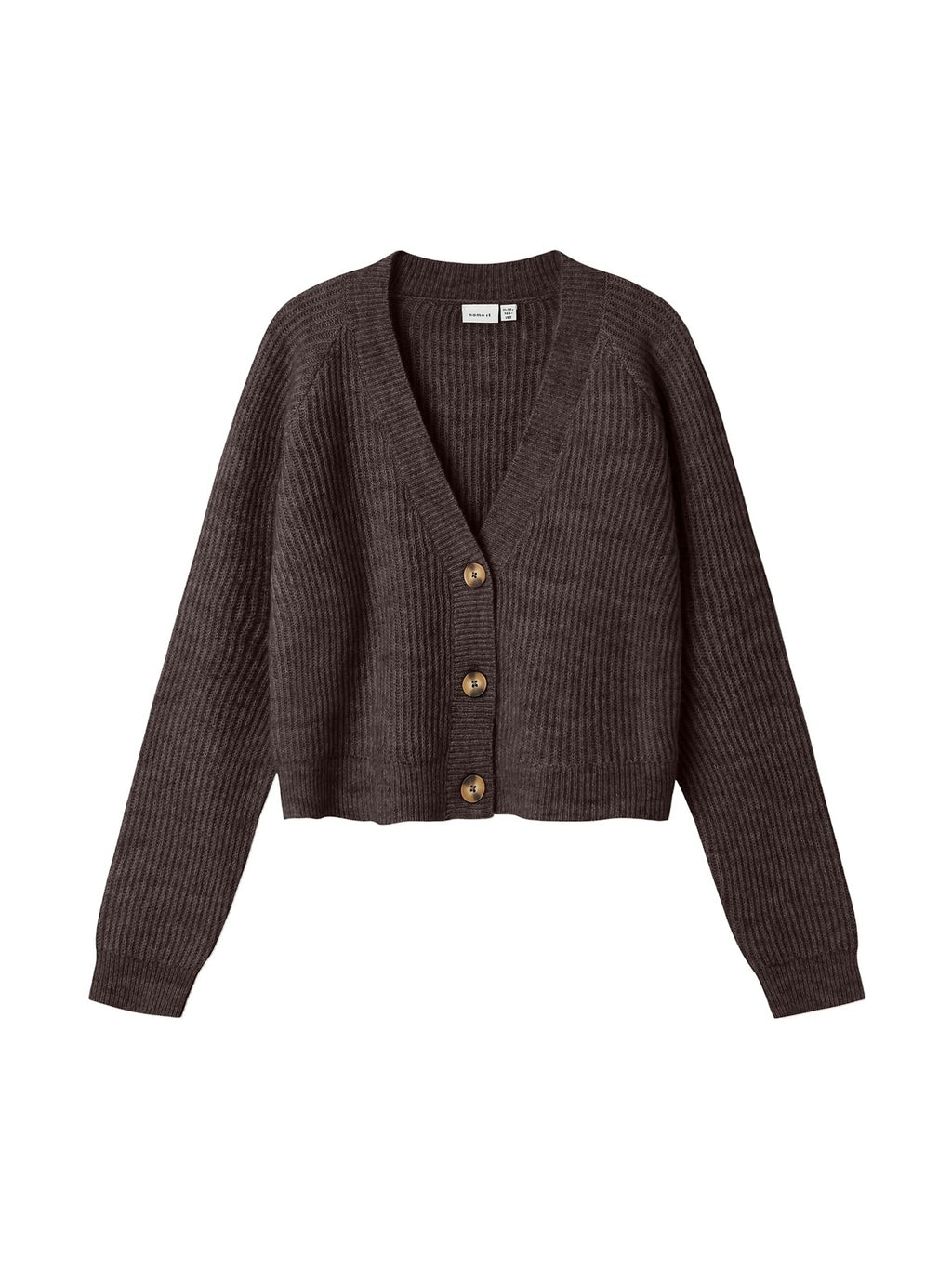NKFHOLLY BOXY SHORT KNIT CARD NOOS 