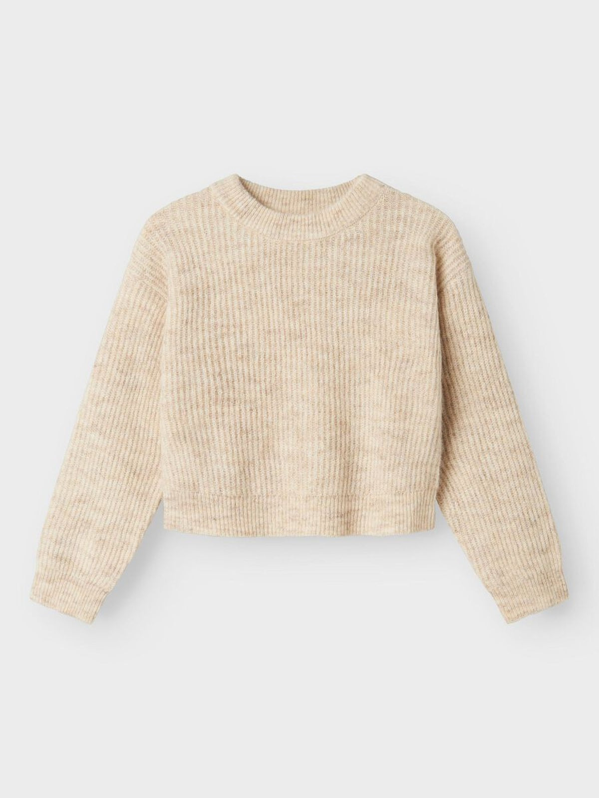 NKFHOLLY LS BOXY SHORT KNIT NOOS 