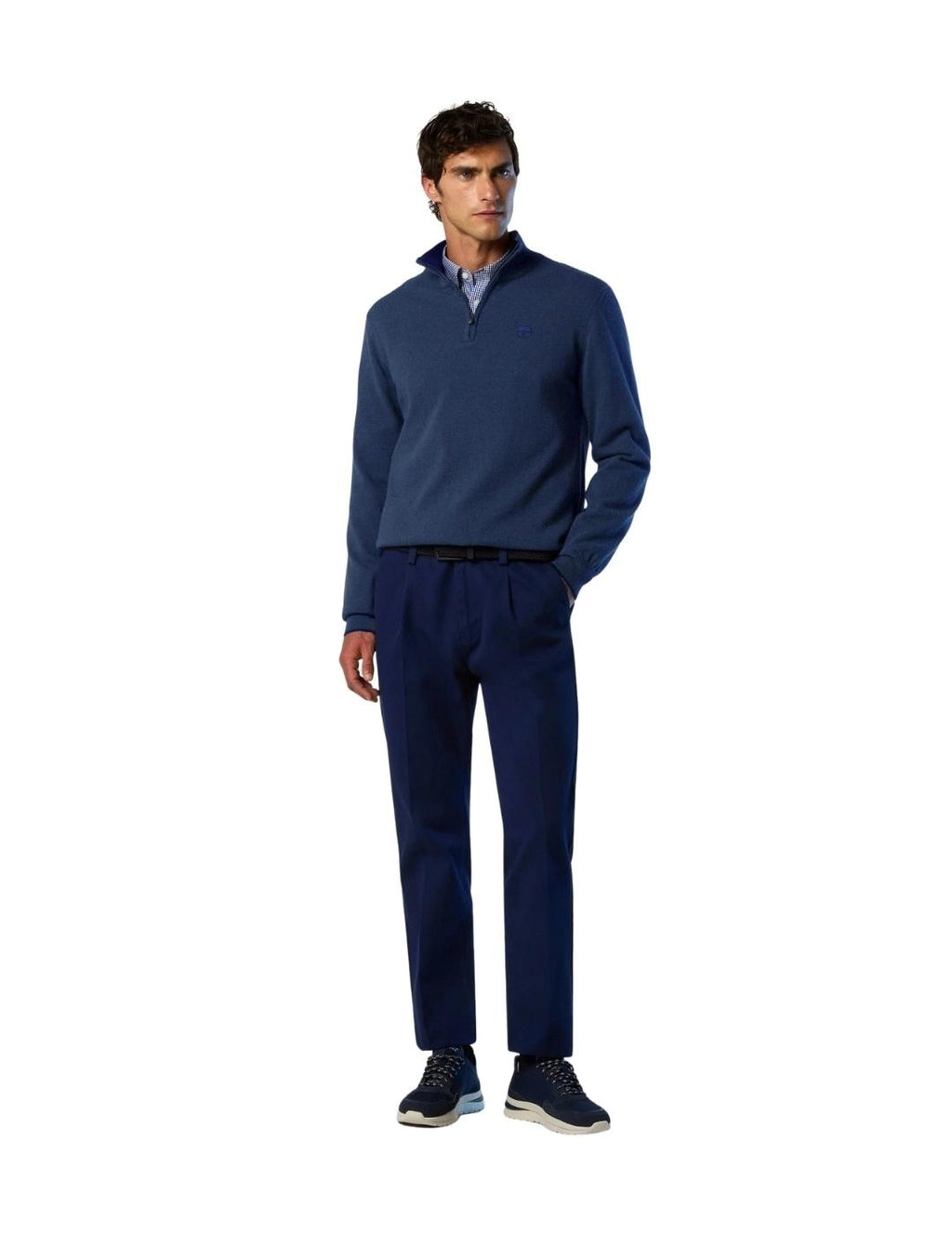 HALD ZIP  12GG KNITWEAR 