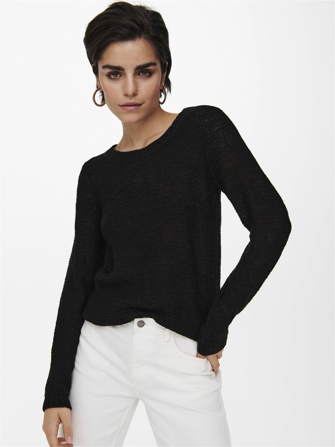 ONLGEENA XO L/S PULLOVER KNT NOOS 