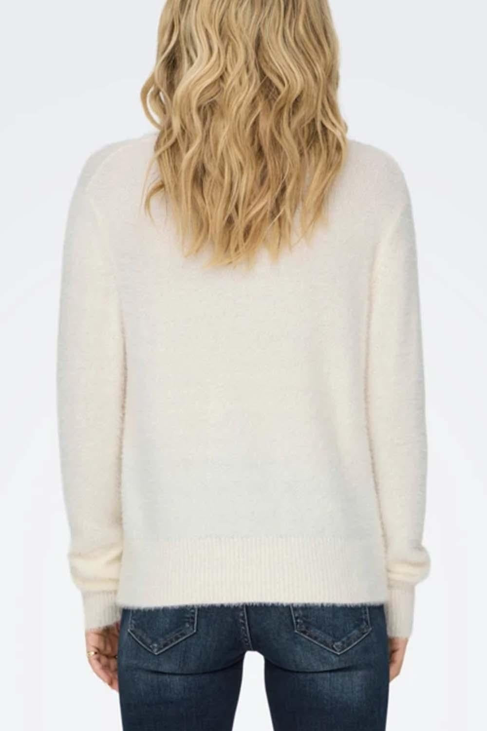 ONLELLA PIUMO LS V-NECK KNT 