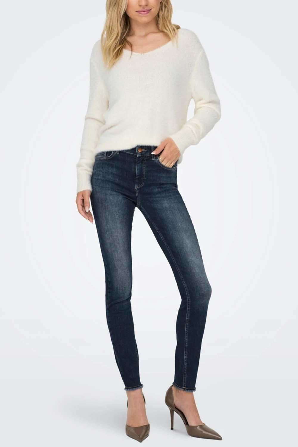 ONLELLA PIUMO LS V-NECK KNT 
