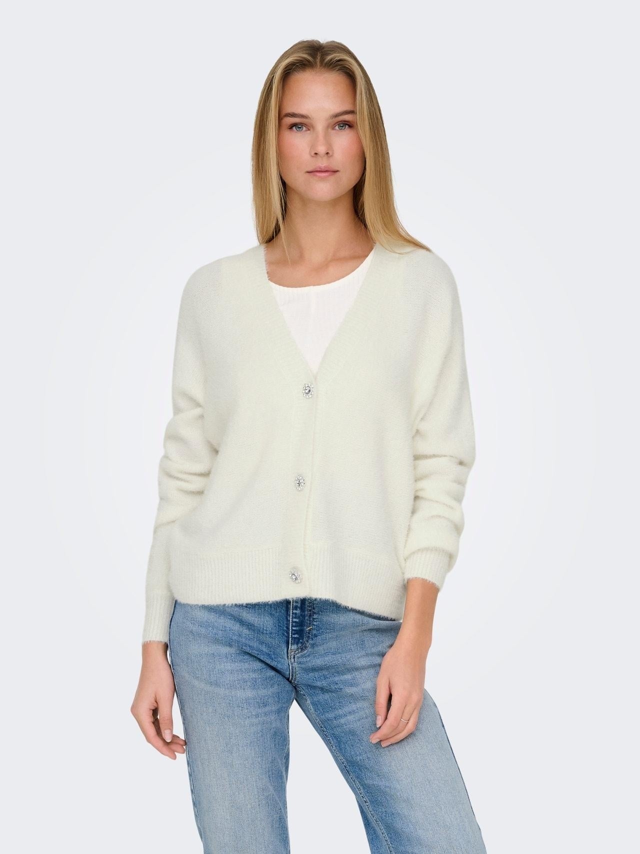 ONLELLA PIUMO LS CARDIGAN KNT NOOS 