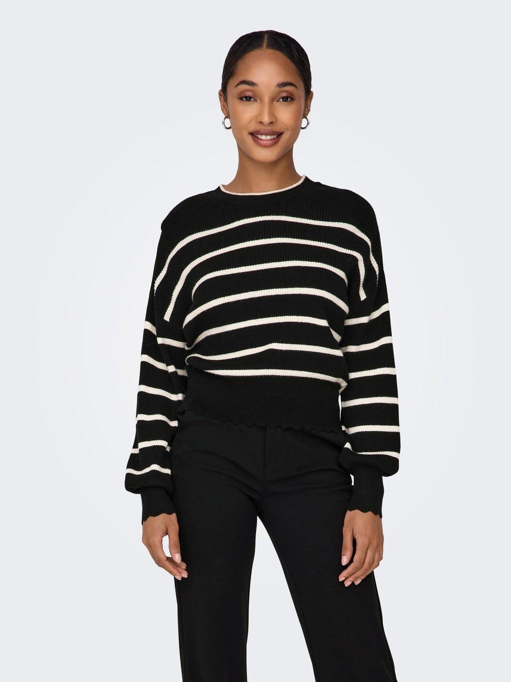 ONLIBI LIFE LS O-NECK KNT NOOS 