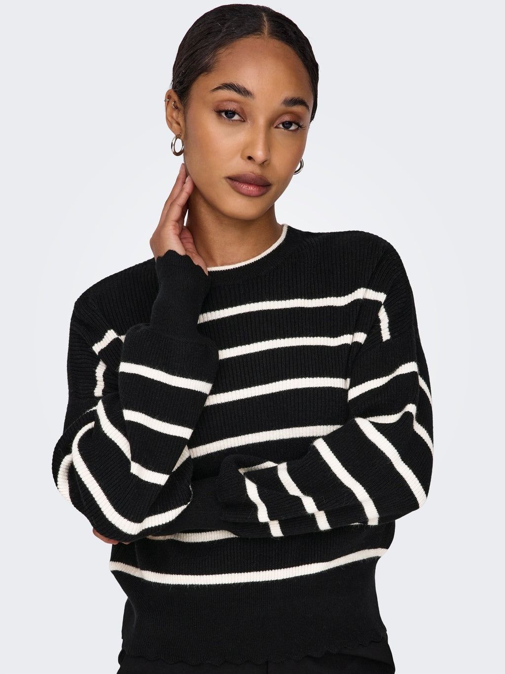 ONLIBI LIFE LS O-NECK KNT NOOS 