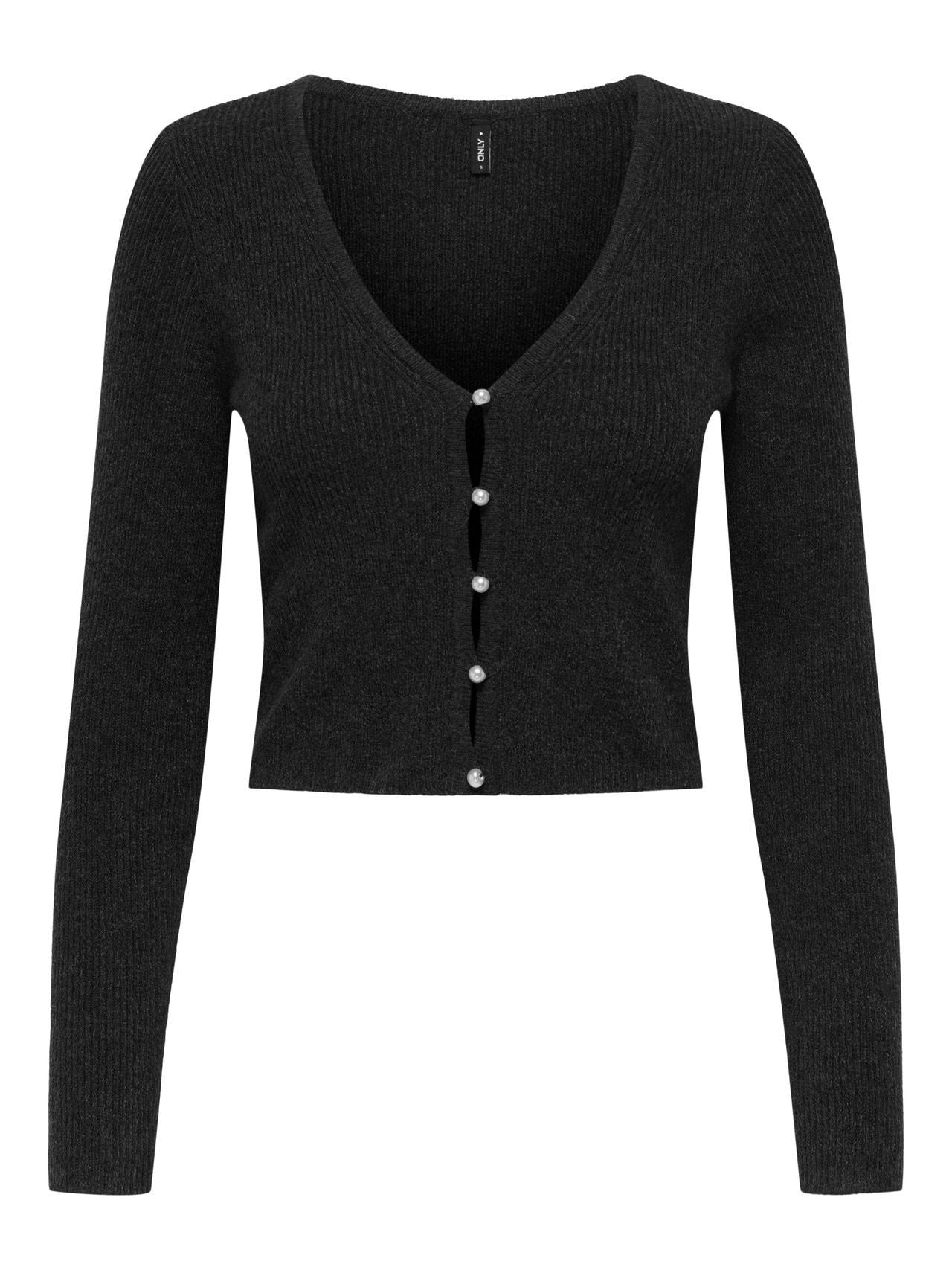 ONLRICA LIFE LS VNECK PEARLCARD KNT 