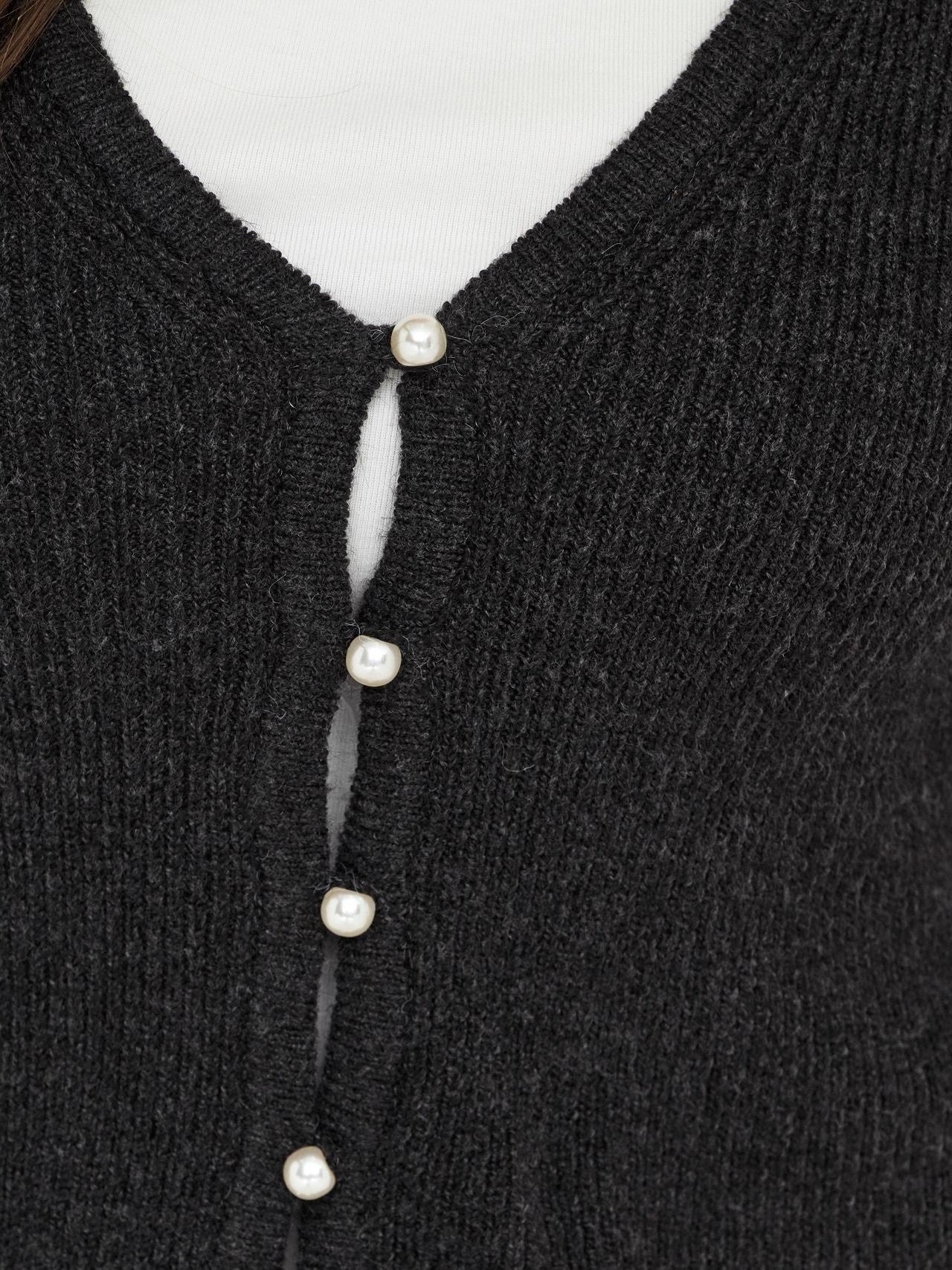 ONLRICA LIFE LS VNECK PEARLCARD KNT 