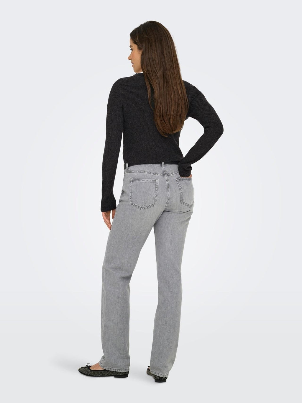 ONLRICA LIFE LS VNECK PEARLCARD KNT 