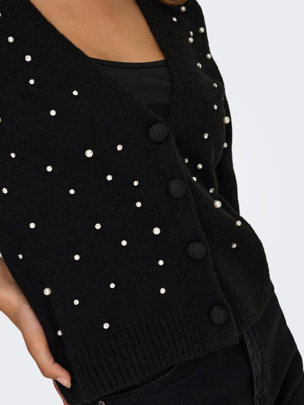 ONLRENE LIFE SS BLING CARDIGAN CC KNT 